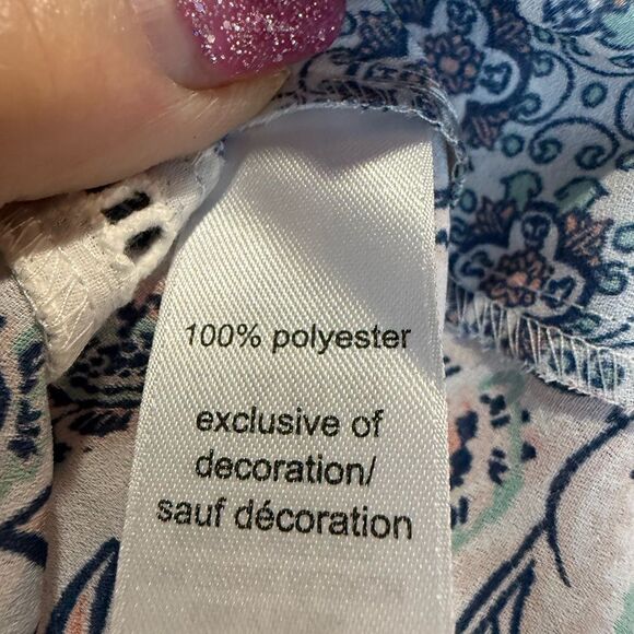 Maurices Blue Sleeveless Halter Blouse Medium NWT - Picture 5 of 9